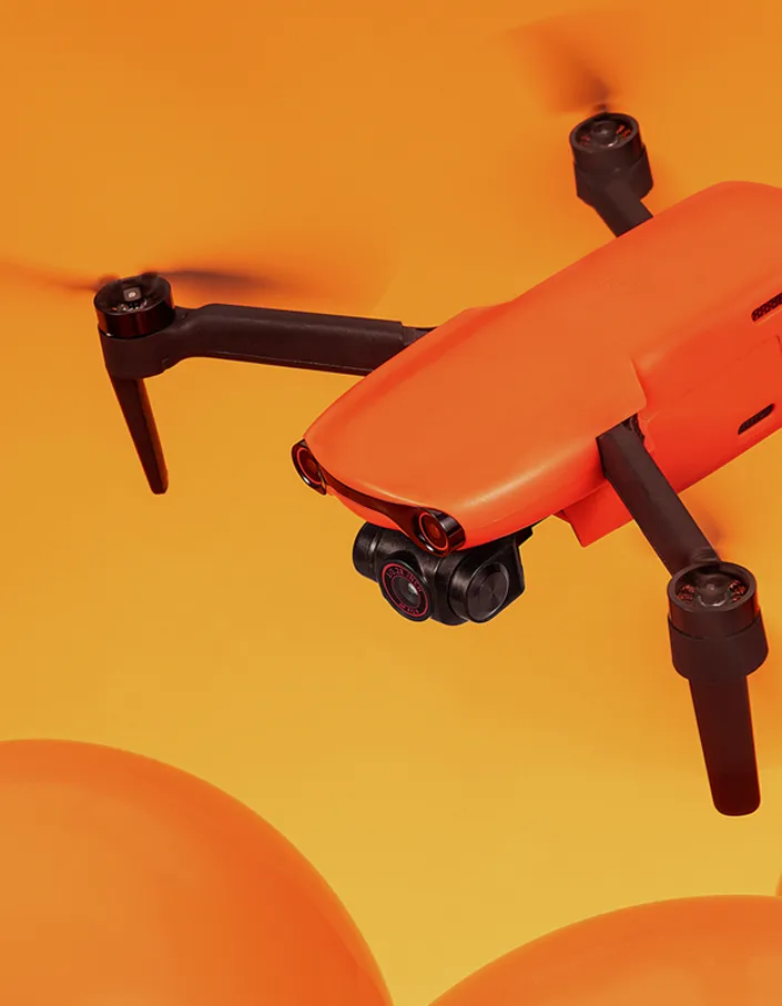 Autel Robotics drone camera orange