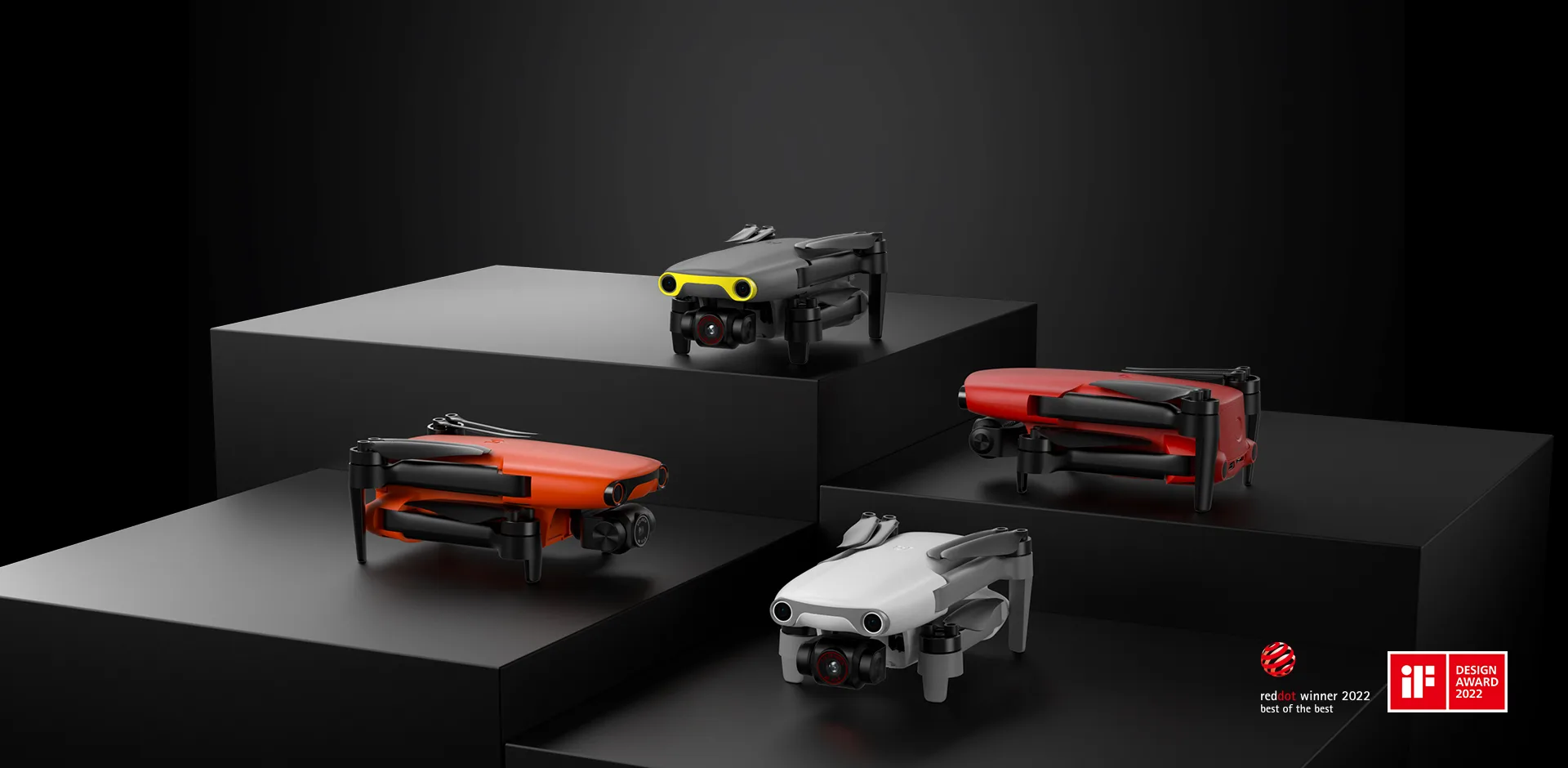 Autel Robotics orange drone application