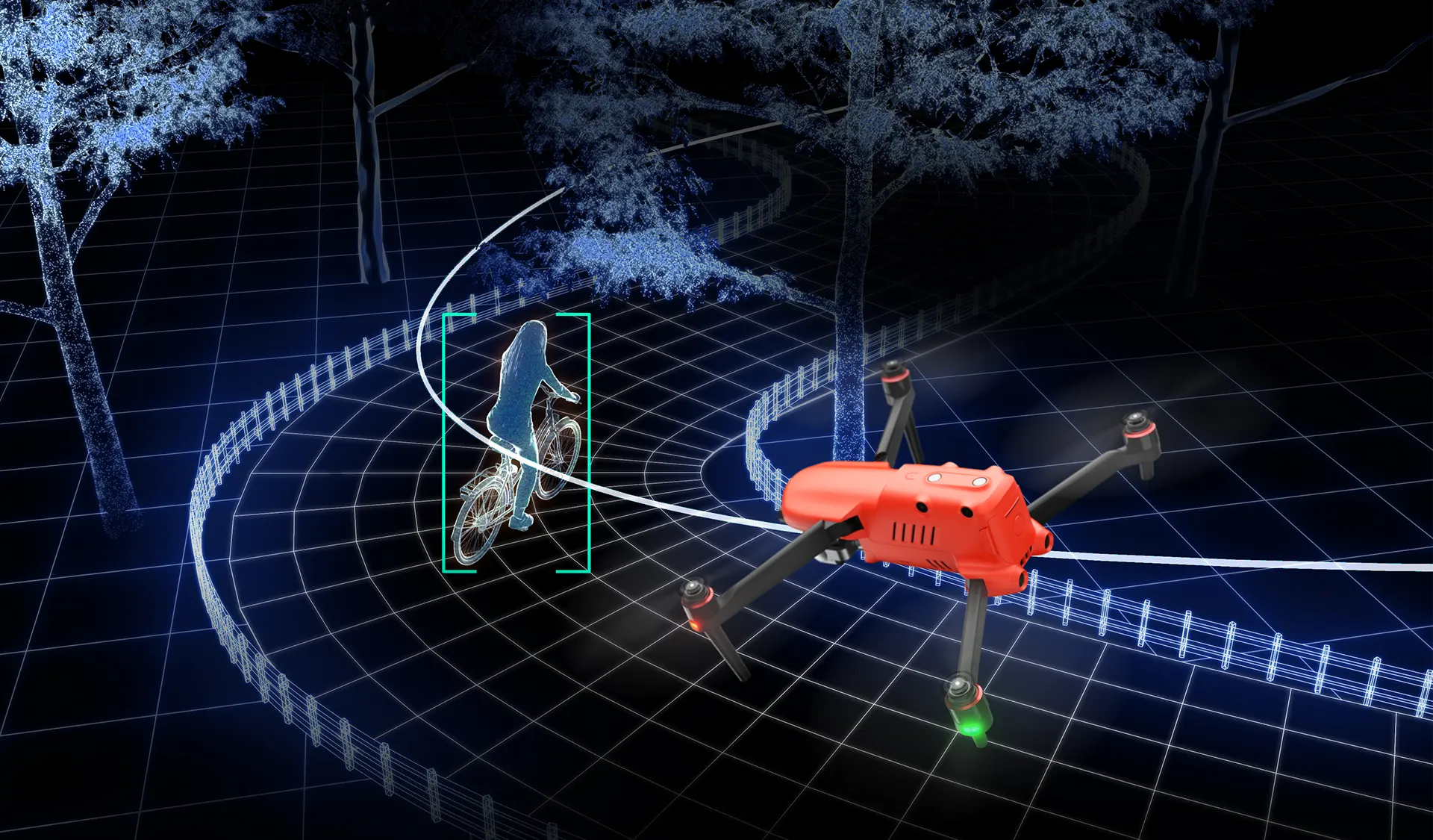 Dynamic Track.webp Autel Robotics orange waterproof drone dynamic track